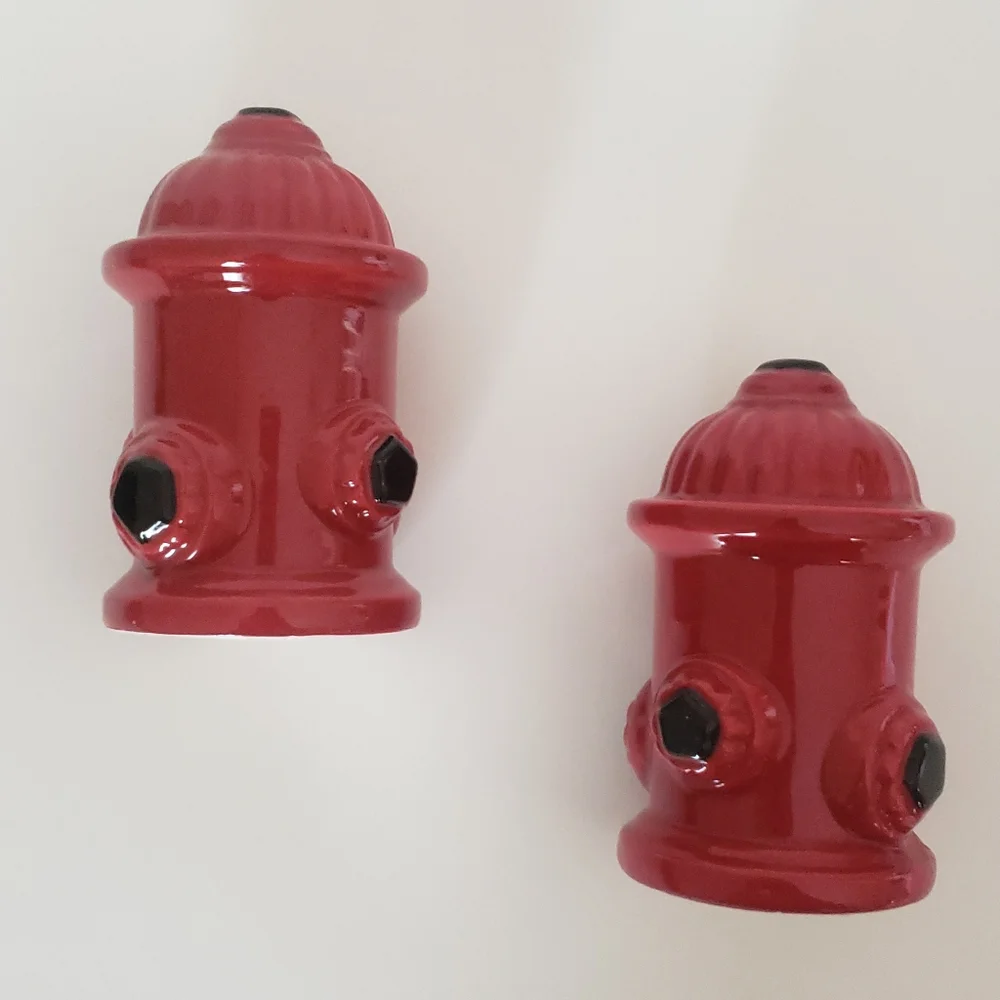 Fire Hydrant Salt and Pepper Shakers